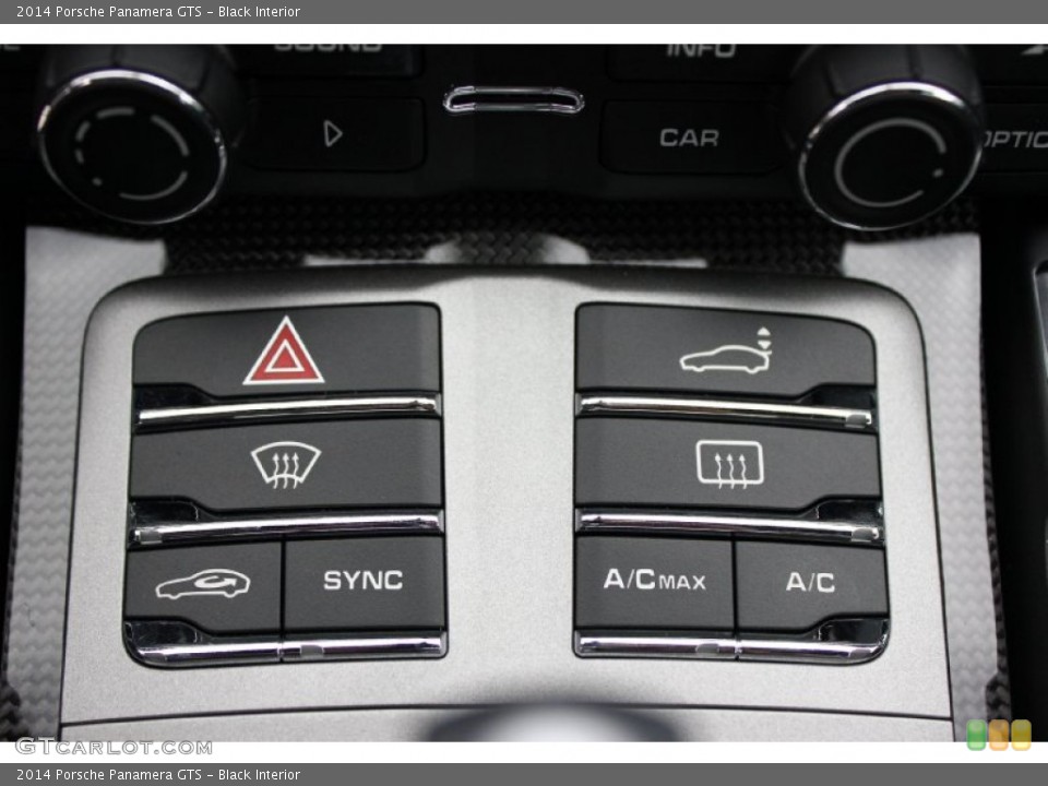Black Interior Controls for the 2014 Porsche Panamera GTS #92185093