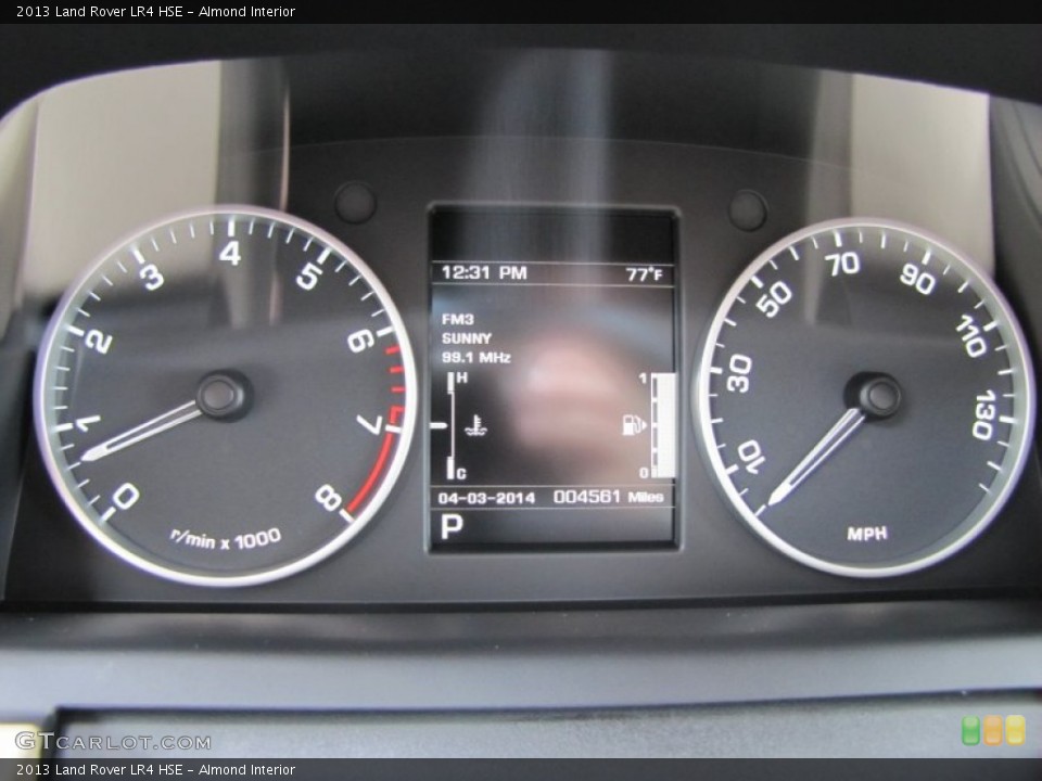 Almond Interior Gauges for the 2013 Land Rover LR4 HSE #92190010