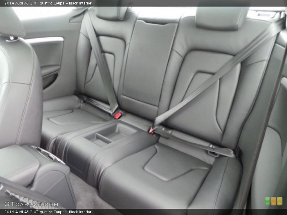 Black Interior Rear Seat for the 2014 Audi A5 2.0T quattro Coupe #92199408