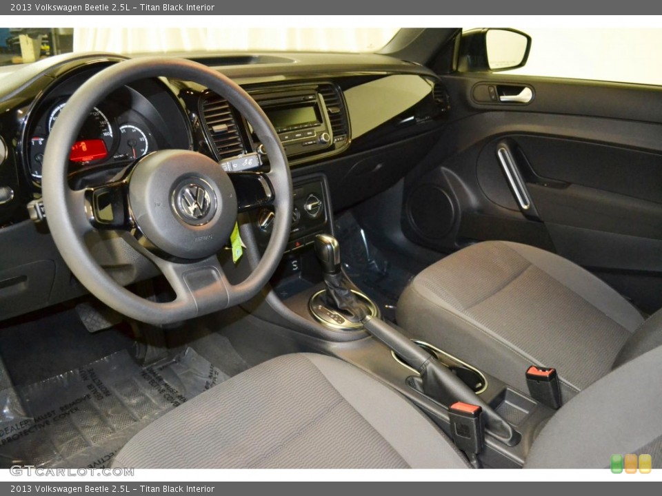 Titan Black Interior Prime Interior for the 2013 Volkswagen Beetle 2.5L #92202211