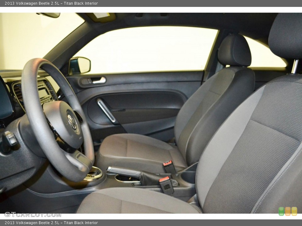 Titan Black Interior Front Seat for the 2013 Volkswagen Beetle 2.5L #92202256