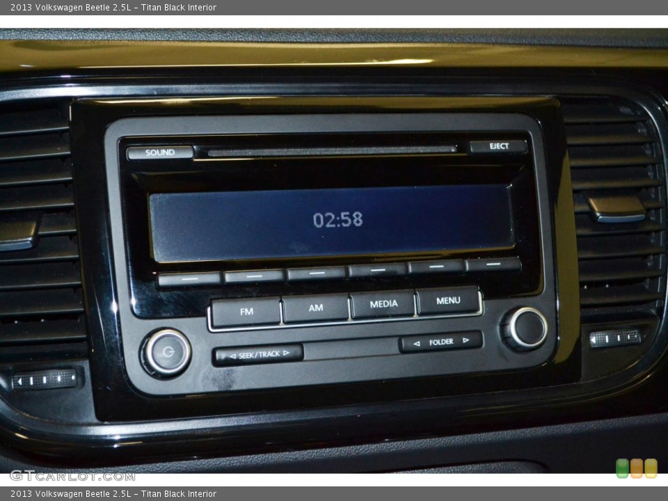Titan Black Interior Audio System for the 2013 Volkswagen Beetle 2.5L #92202895