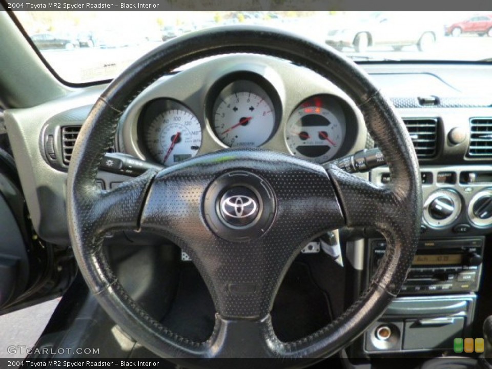 Black Interior Steering Wheel for the 2004 Toyota MR2 Spyder Roadster #92208424