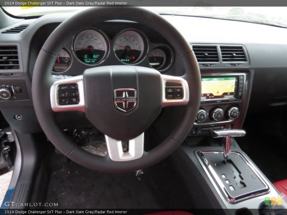 Dark Slate Gray/Radar Red Interior Dashboard for the 2014 Dodge Challenger SXT Plus #92215399