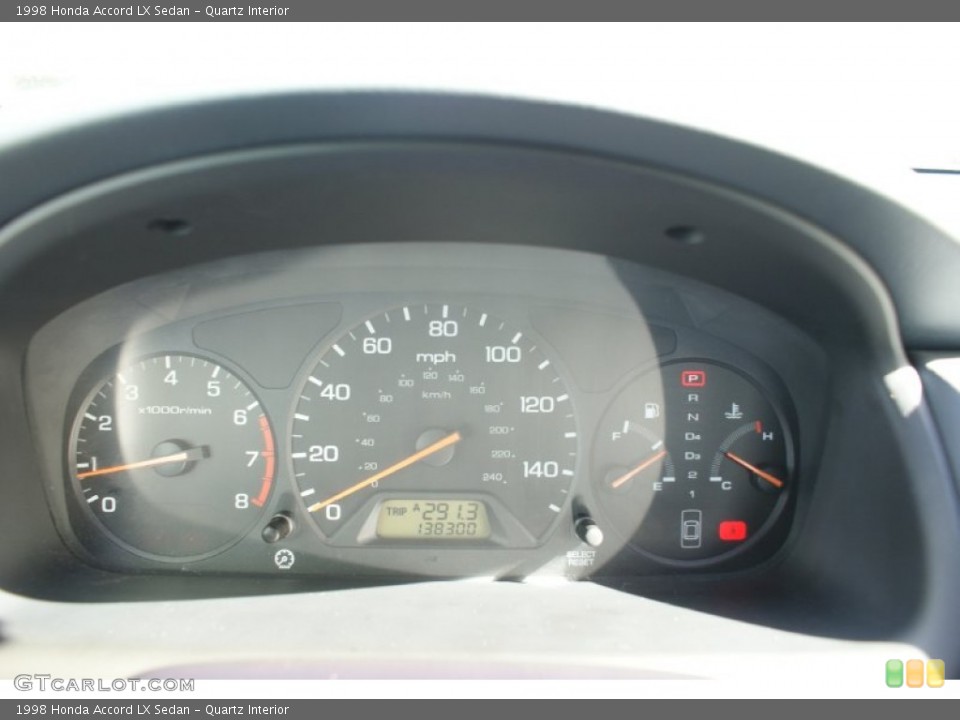 Quartz Interior Gauges for the 1998 Honda Accord LX Sedan #92215780