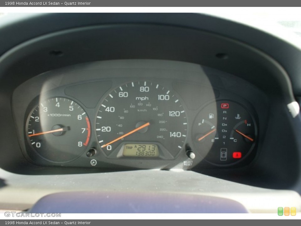 Quartz Interior Gauges for the 1998 Honda Accord LX Sedan #92215801