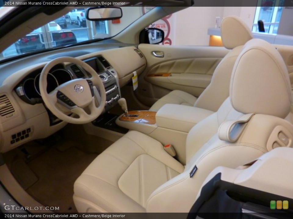 Cashmere/Beige Interior Prime Interior for the 2014 Nissan Murano CrossCabriolet AWD #92216359