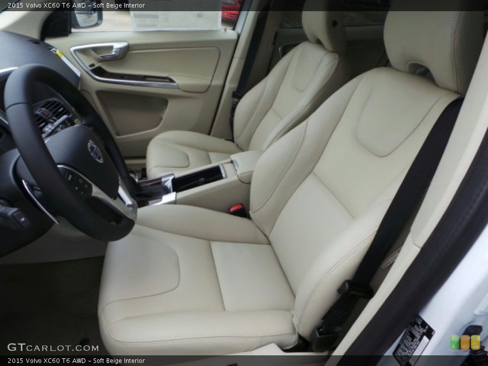 Soft Beige Interior Photo for the 2015 Volvo XC60 T6 AWD #92217304