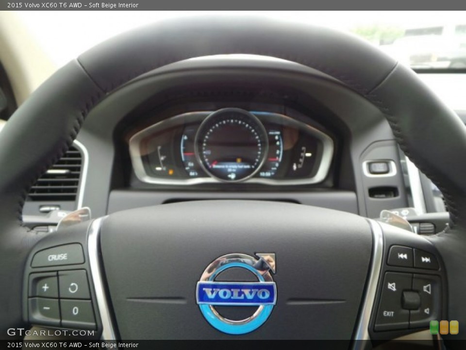 Soft Beige Interior Controls for the 2015 Volvo XC60 T6 AWD #92217835