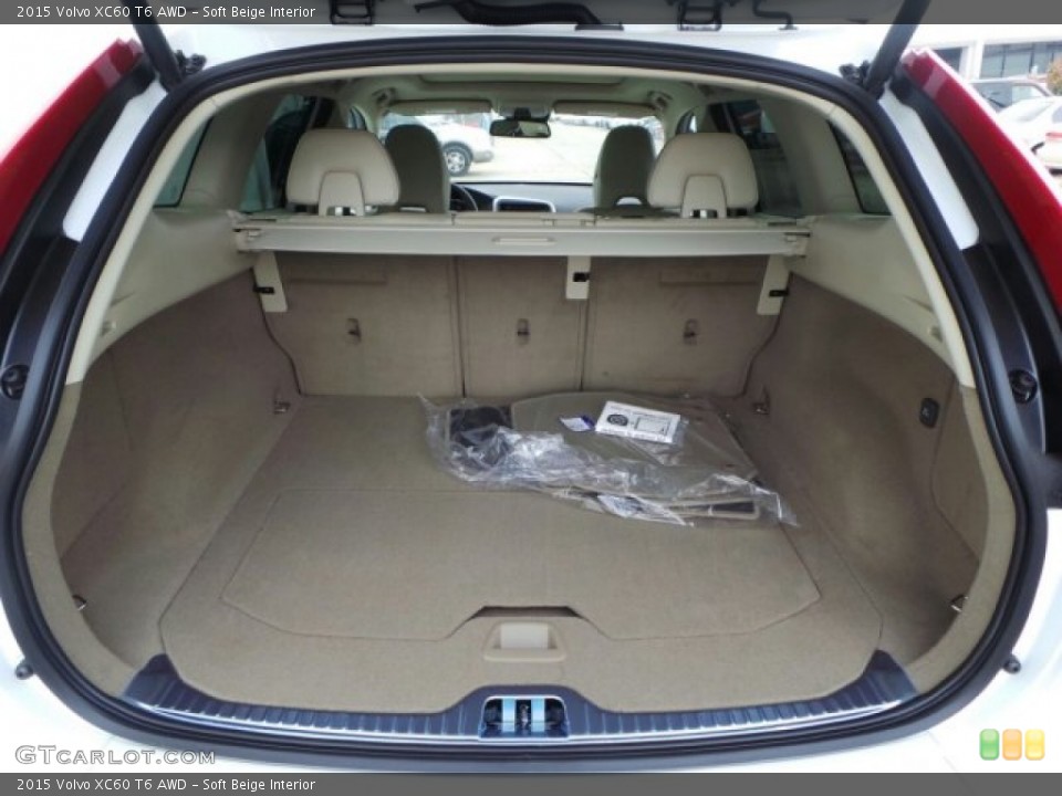 Soft Beige Interior Trunk for the 2015 Volvo XC60 T6 AWD #92217945