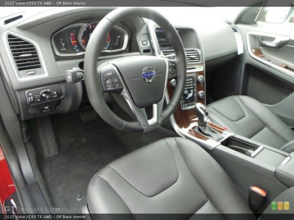 Off Black Interior Photo for the 2015 Volvo XC60 T6 AWD #92218267