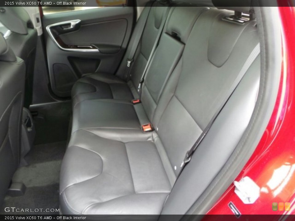 Off Black Interior Rear Seat for the 2015 Volvo XC60 T6 AWD #92218547