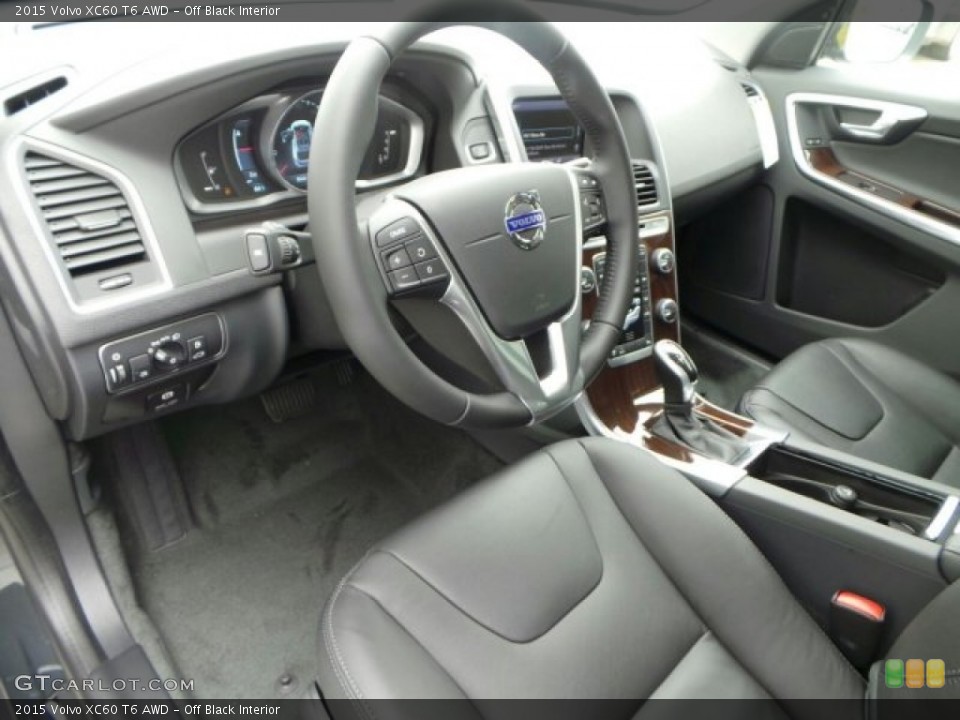 Off Black Interior Photo for the 2015 Volvo XC60 T6 AWD #92218928