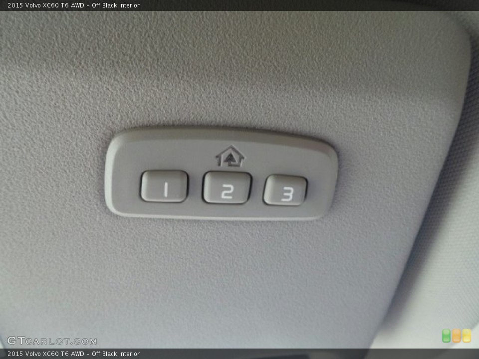 Off Black Interior Controls for the 2015 Volvo XC60 T6 AWD #92219024