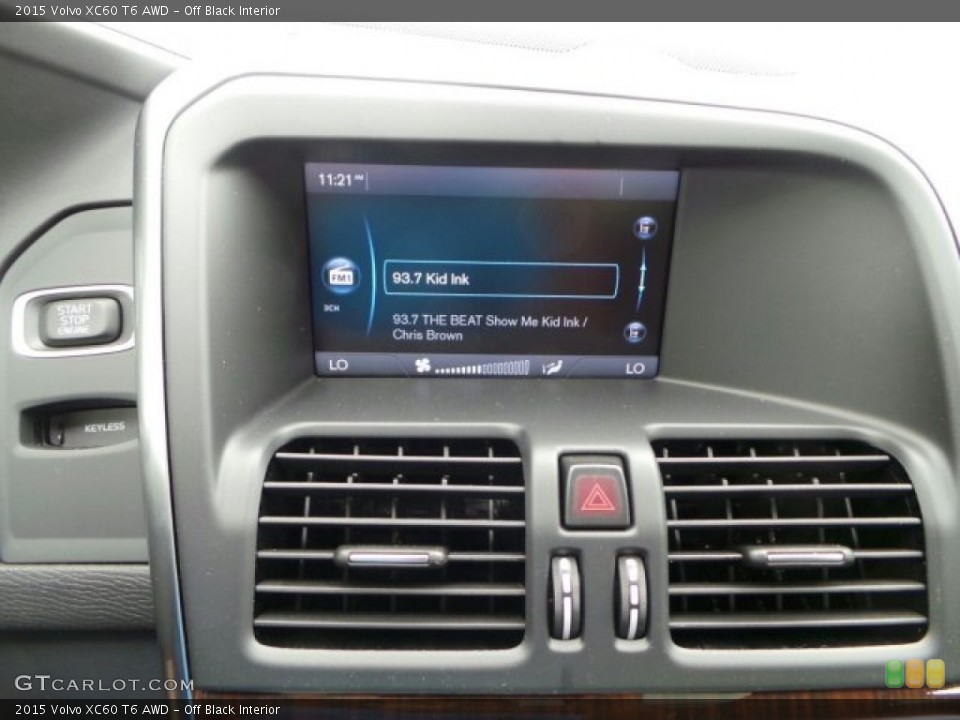 Off Black Interior Controls for the 2015 Volvo XC60 T6 AWD #92219065