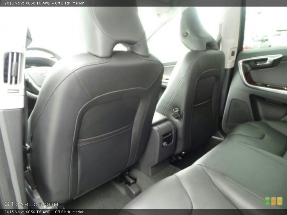 Off Black Interior Rear Seat for the 2015 Volvo XC60 T6 AWD #92219200