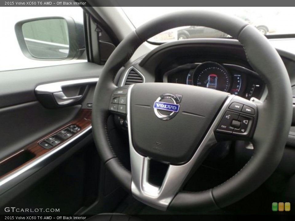 Off Black Interior Steering Wheel for the 2015 Volvo XC60 T6 AWD #92219260
