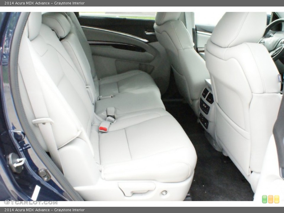 Graystone Interior Rear Seat for the 2014 Acura MDX Advance #92220838