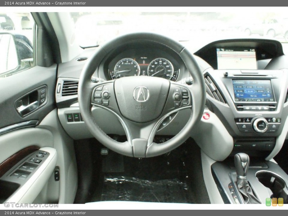 Graystone Interior Steering Wheel for the 2014 Acura MDX Advance #92220994