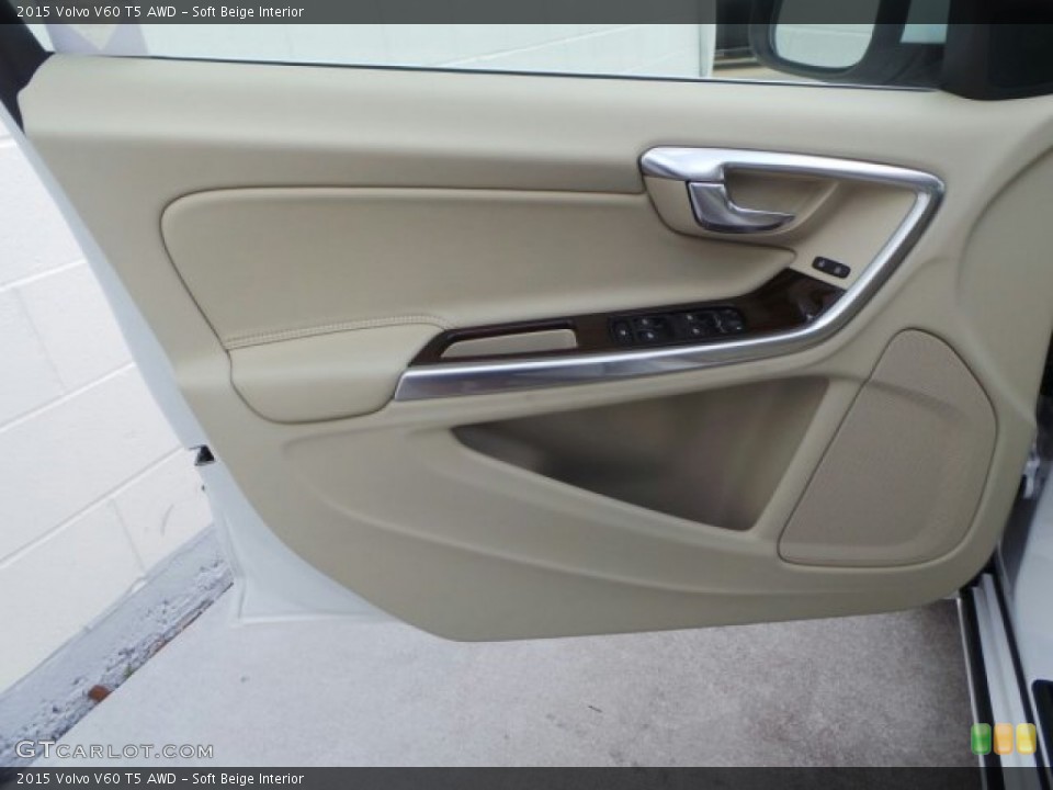 Soft Beige Interior Door Panel for the 2015 Volvo V60 T5 AWD #92221258