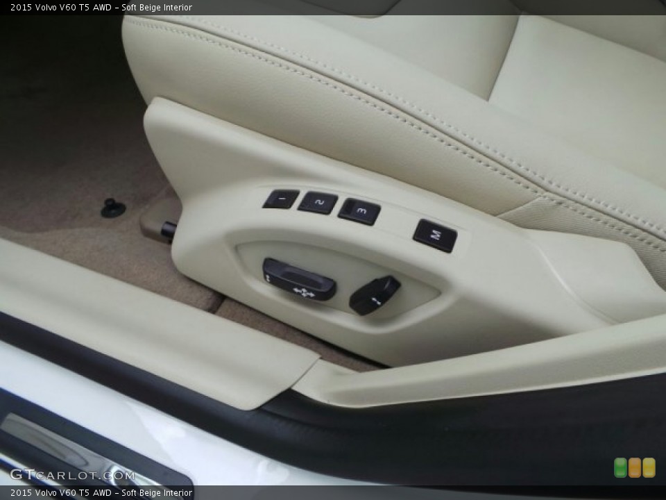 Soft Beige Interior Controls for the 2015 Volvo V60 T5 AWD #92221309
