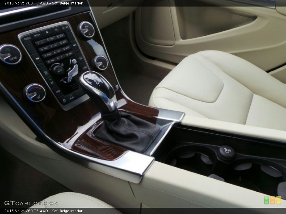 Soft Beige Interior Transmission for the 2015 Volvo V60 T5 AWD #92221348