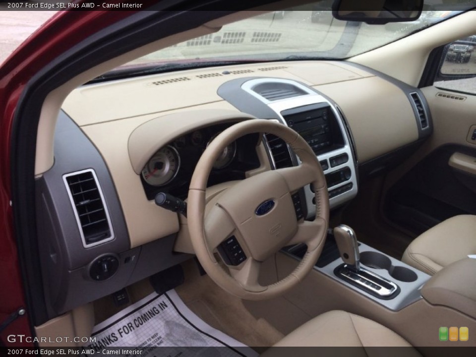 Camel Interior Photo for the 2007 Ford Edge SEL Plus AWD #92222642
