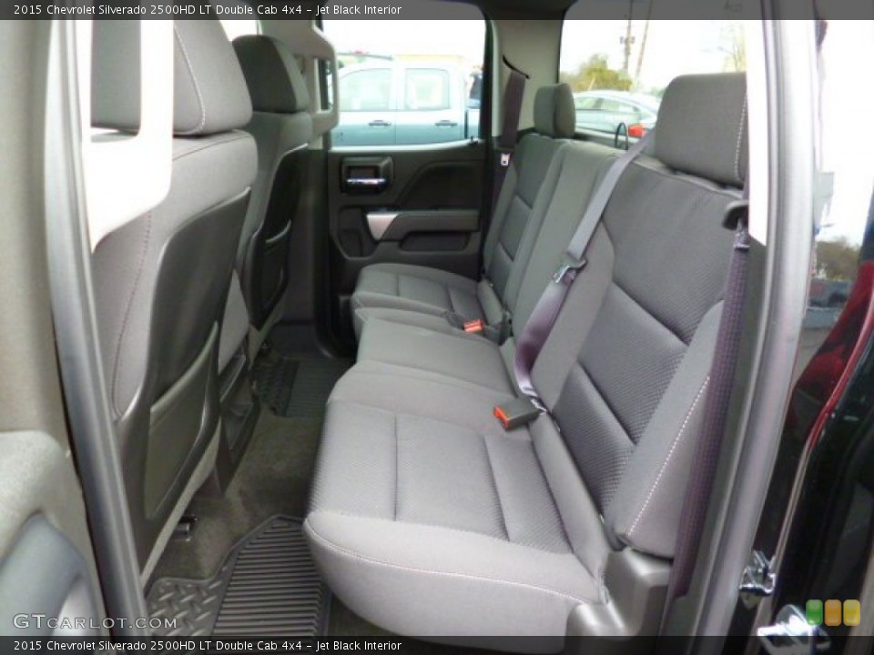 Jet Black Interior Rear Seat for the 2015 Chevrolet Silverado 2500HD LT Double Cab 4x4 #92223070
