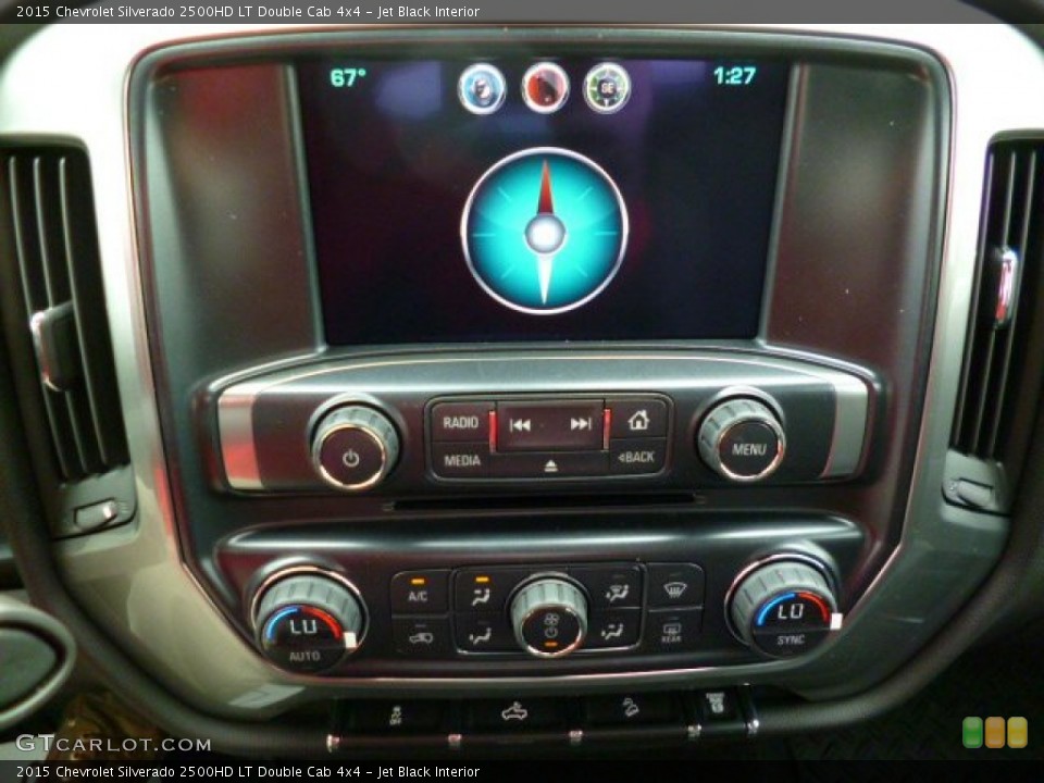 Jet Black Interior Controls for the 2015 Chevrolet Silverado 2500HD LT Double Cab 4x4 #92223151