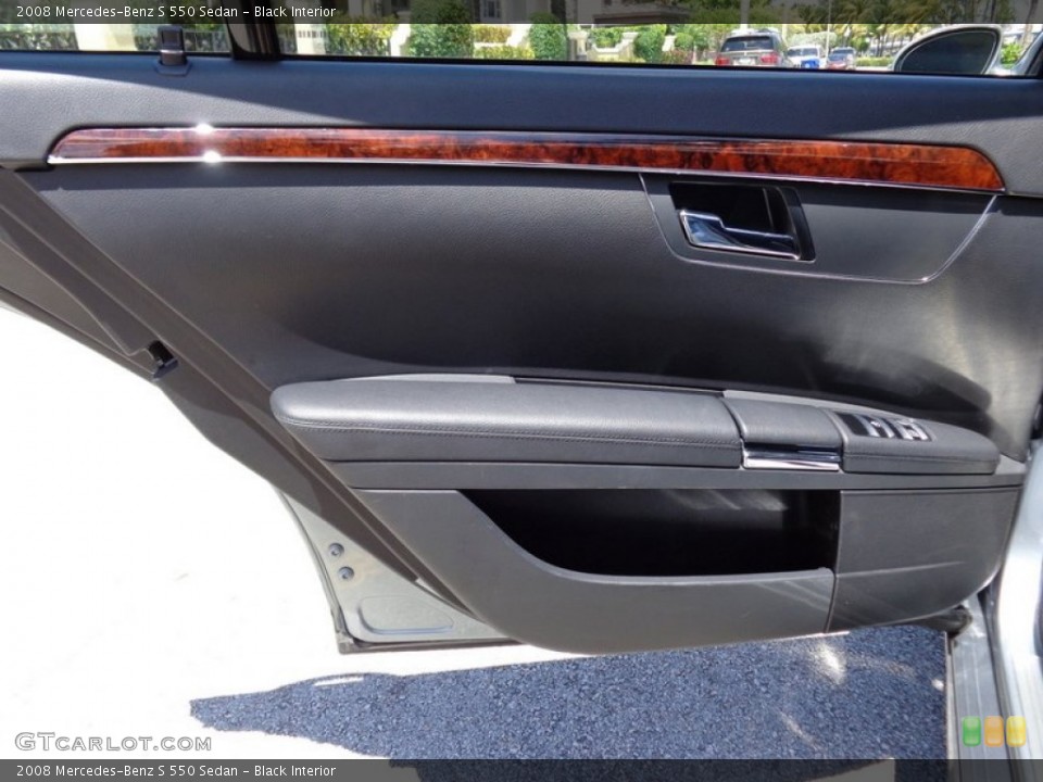 Black Interior Door Panel for the 2008 Mercedes-Benz S 550 Sedan #92229727