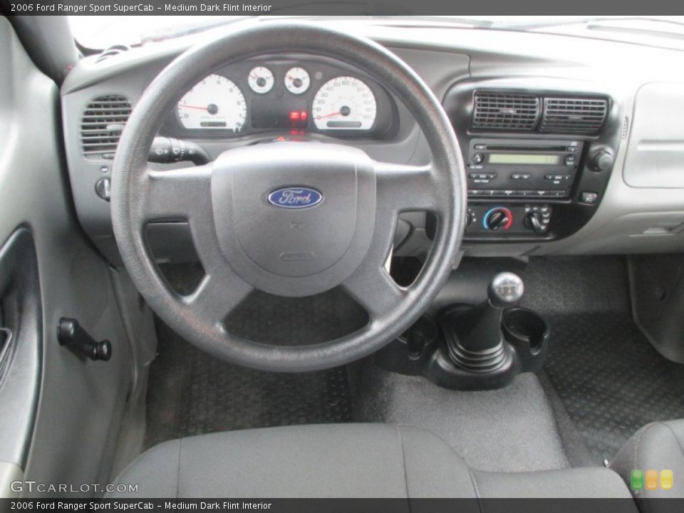 Medium Dark Flint Interior Dashboard for the 2006 Ford Ranger Sport SuperCab #92230329