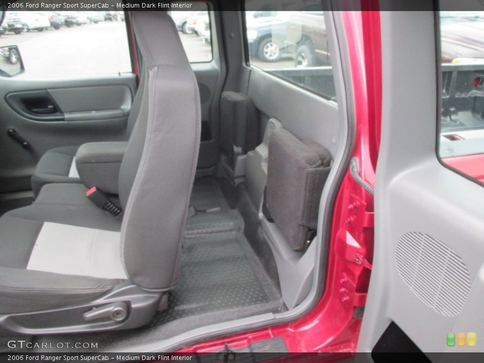 Medium Dark Flint Interior Rear Seat for the 2006 Ford Ranger Sport SuperCab #92230342