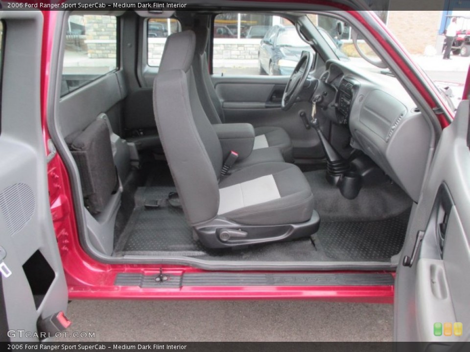 Medium Dark Flint Interior Photo for the 2006 Ford Ranger Sport SuperCab #92230423