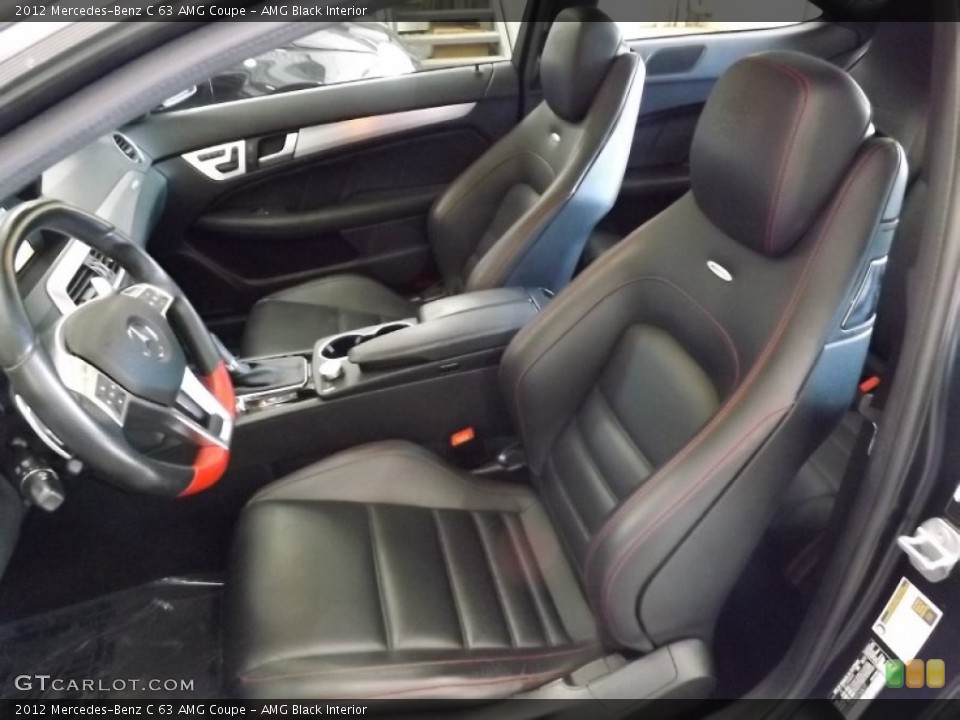 AMG Black Interior Photo for the 2012 Mercedes-Benz C 63 AMG Coupe #92236370