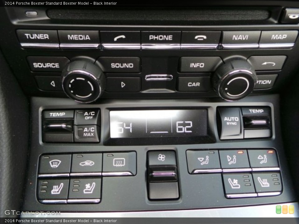 Black Interior Controls for the 2014 Porsche Boxster  #92236763