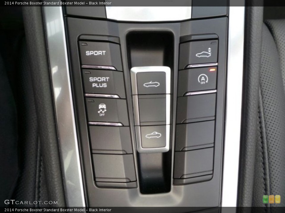 Black Interior Controls for the 2014 Porsche Boxster  #92236766