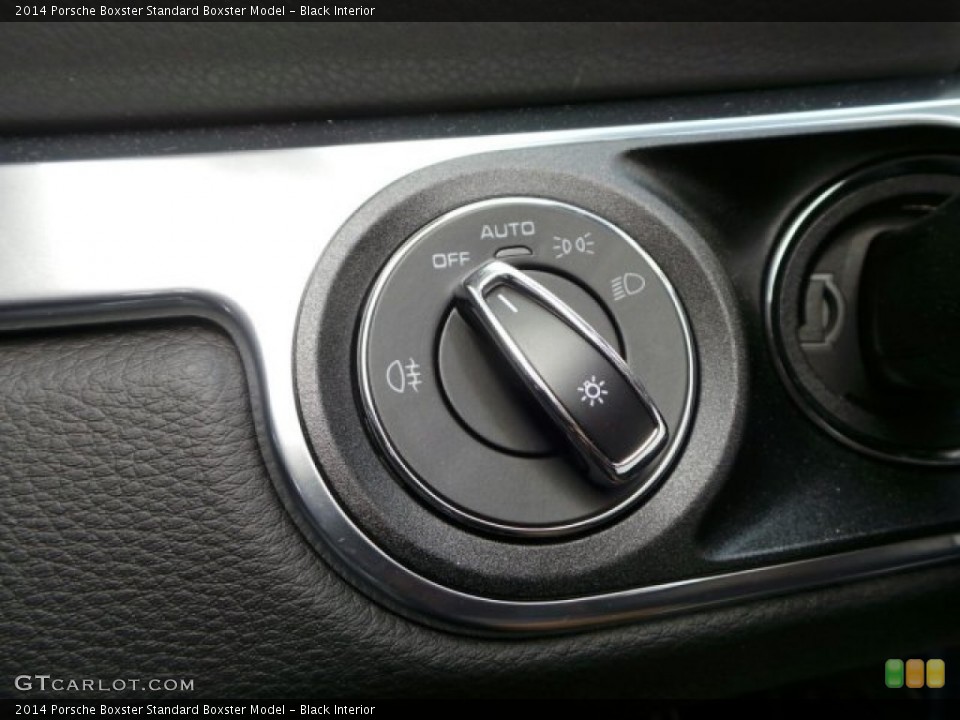 Black Interior Controls for the 2014 Porsche Boxster  #92236775