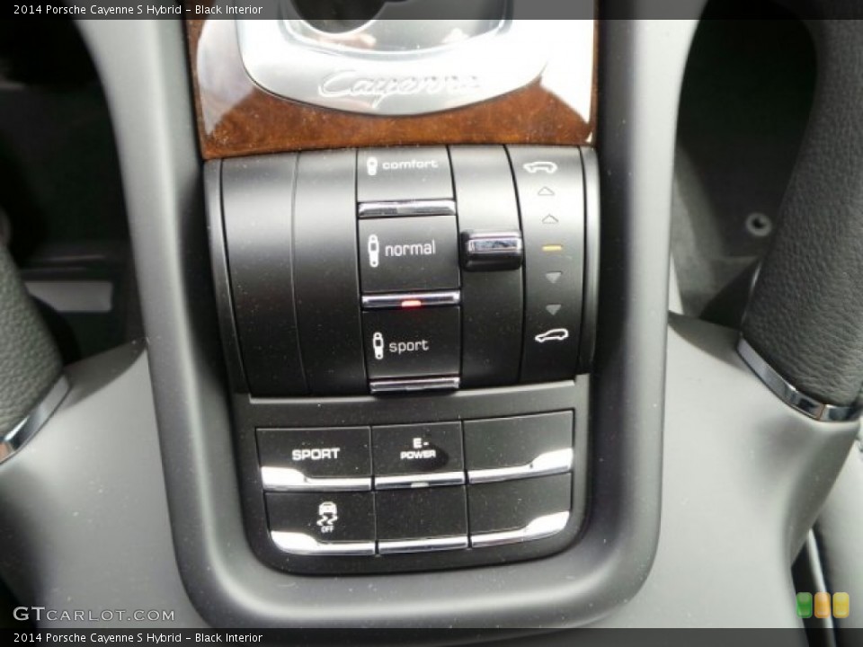 Black Interior Controls for the 2014 Porsche Cayenne S Hybrid #92237657