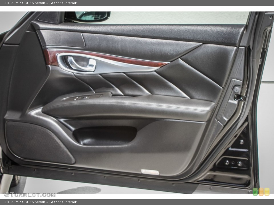 Graphite Interior Door Panel for the 2012 Infiniti M 56 Sedan #92239024