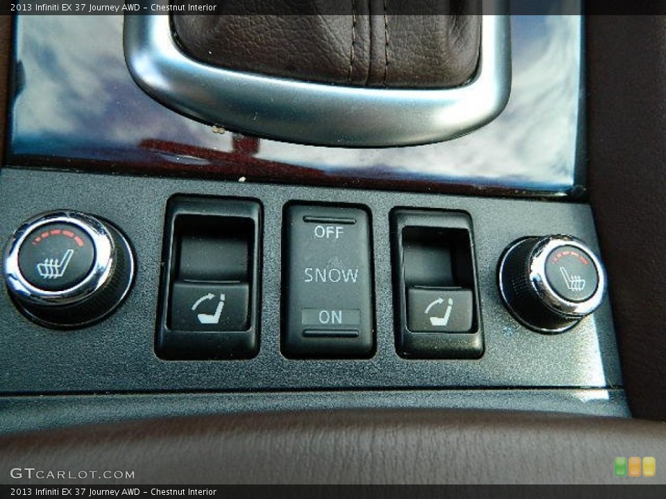 Chestnut Interior Controls for the 2013 Infiniti EX 37 Journey AWD #92239733