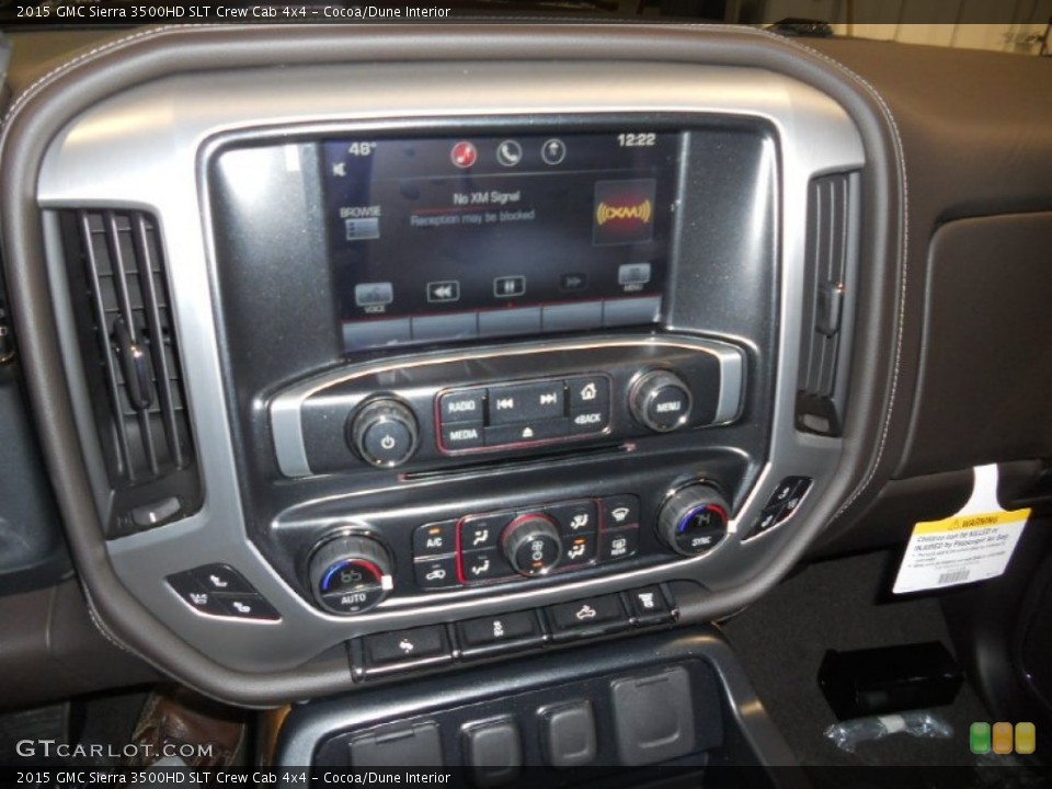 Cocoa/Dune Interior Controls for the 2015 GMC Sierra 3500HD SLT Crew Cab 4x4 #92245184