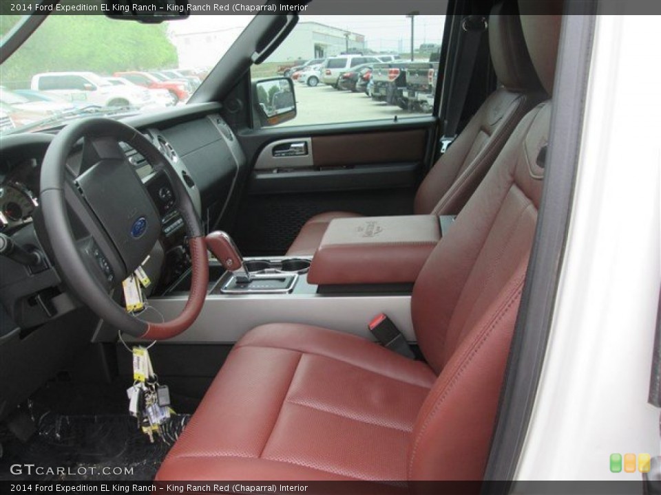 King Ranch Red (Chaparral) Interior Photo for the 2014 Ford Expedition EL King Ranch #92246459