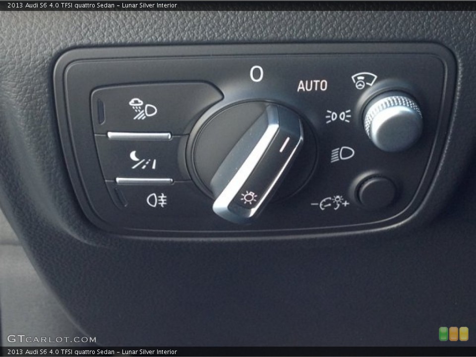 Lunar Silver Interior Controls for the 2013 Audi S6 4.0 TFSI quattro Sedan #92249345