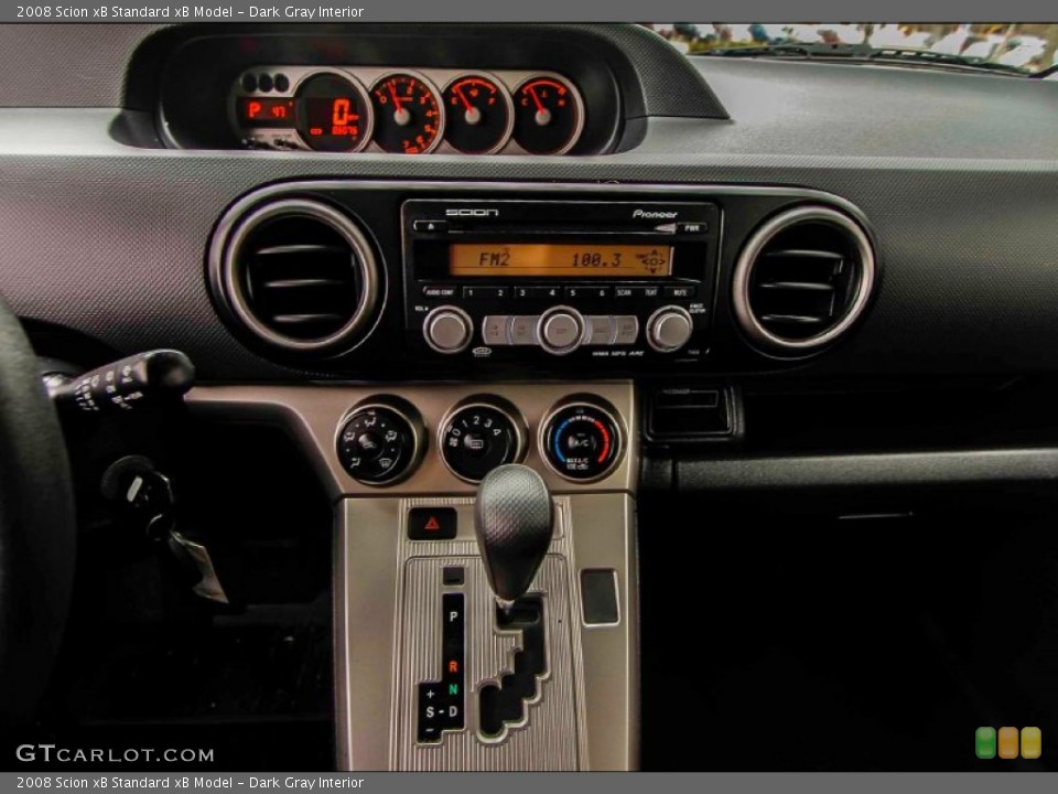 Dark Gray Interior Controls for the 2008 Scion xB  #92258723