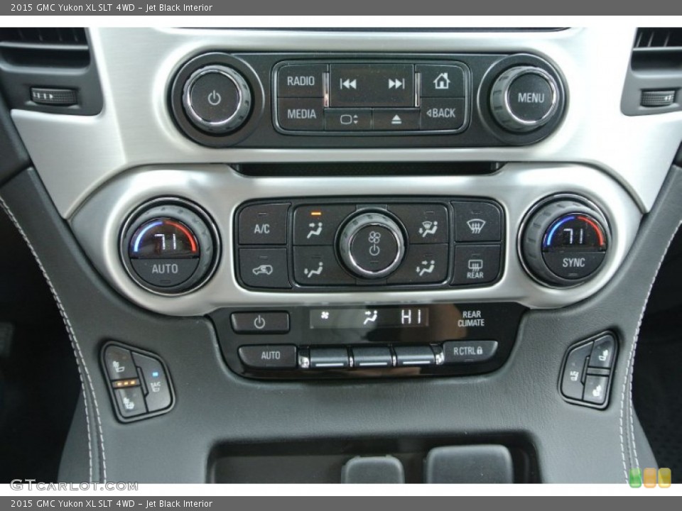 Jet Black Interior Controls for the 2015 GMC Yukon XL SLT 4WD #92258879