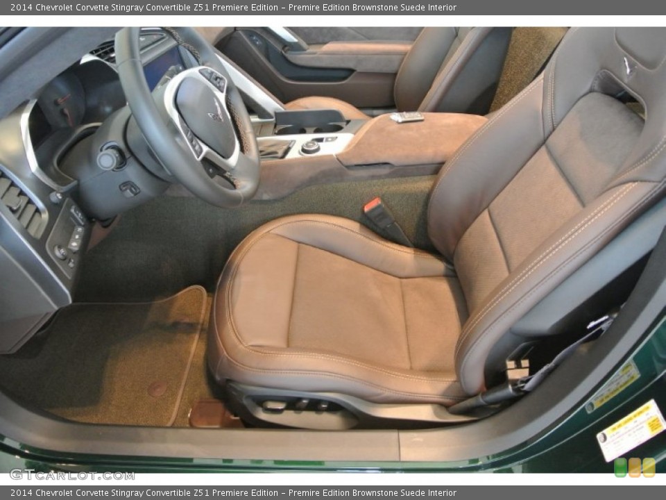 Premire Edition Brownstone Suede Interior Photo for the 2014 Chevrolet Corvette Stingray Convertible Z51 Premiere Edition #92259380