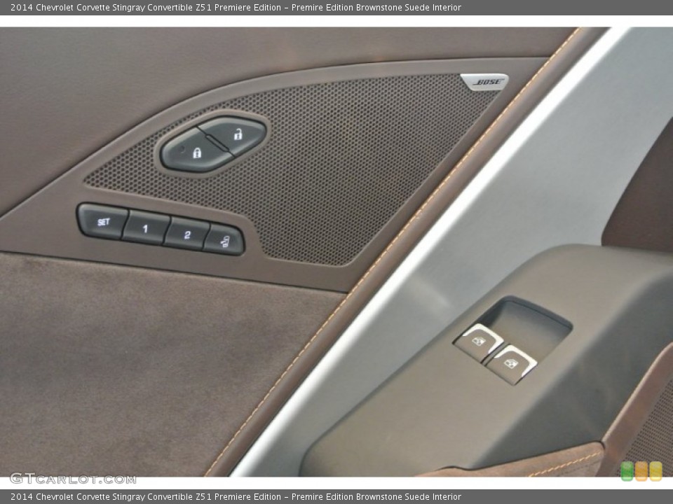 Premire Edition Brownstone Suede Interior Controls for the 2014 Chevrolet Corvette Stingray Convertible Z51 Premiere Edition #92259398