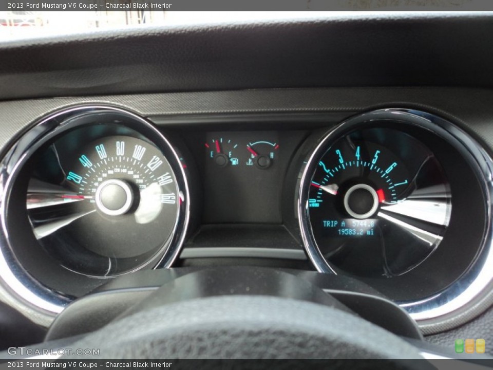 Charcoal Black Interior Gauges for the 2013 Ford Mustang V6 Coupe #92259755