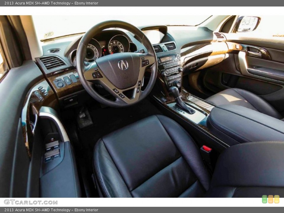 Ebony Interior Photo for the 2013 Acura MDX SH-AWD Technology #92259965