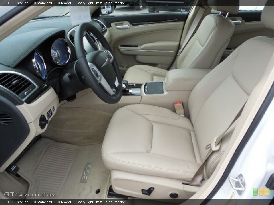 Black/Light Frost Beige Interior Photo for the 2014 Chrysler 300  #92262875